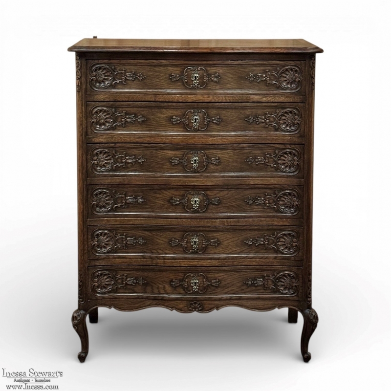 Antique Country French Chiffoniere ~ Chest of Drawers