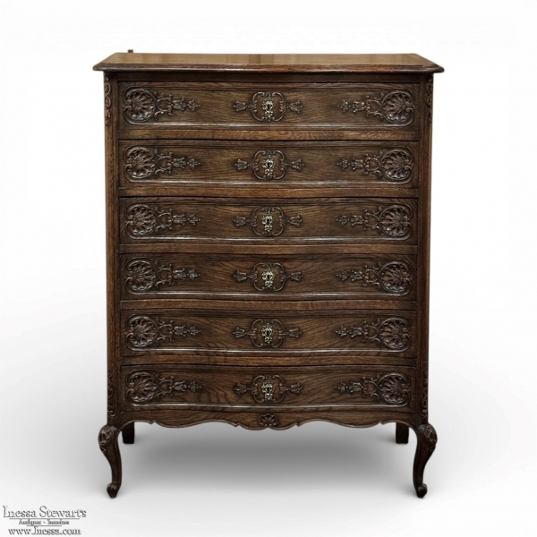 Antique Country French Chiffoniere ~ Chest of Drawers