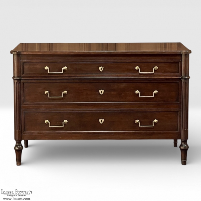 French Directoire Mahogany Commode