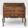 Antique Country French Liegoise Regence Style Secretary