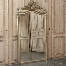 19th Century French Louis XVI Transitional Gilded Mirror