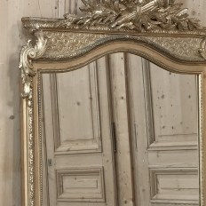 19th Century French Louis XVI Transitional Gilded Mirror