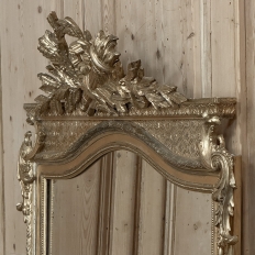 19th Century French Louis XVI Transitional Gilded Mirror