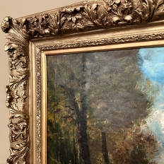 19th Century Belgian School Woodland Landscape by J. Wolff