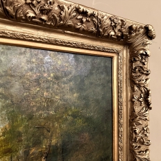 19th Century Belgian School Woodland Landscape by J. Wolff