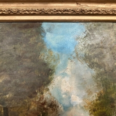 19th Century Belgian School Woodland Landscape by J. Wolff