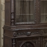19th Century French Hand-Carved Oak Hunt-Style Bookcase ~ Bibliotheque