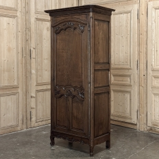 19th Century Country French Oak Bonnetière ~ Petite Armoire
