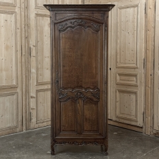 19th Century Country French Oak Bonnetière ~ Petite Armoire