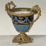19th Century French Porcelain Vase in the Sèvres Style with Gilt Bronze Mounts