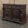 19th Century French Renaissance Revival Hunt Buffet in Old-Growth Oak