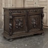 19th Century French Renaissance Revival Hunt Buffet in Old-Growth Oak