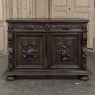 19th Century French Renaissance Revival Hunt Buffet in Old-Growth Oak
