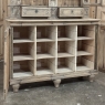 Antique Liegoise Neoclassical Whitewashed Bookcase ~ Display Cabinet