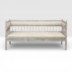 18th Century Swedish Gustavian Period Neoclassical Bench