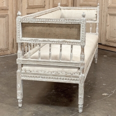 18th Century Swedish Gustavian Period Neoclassical Bench