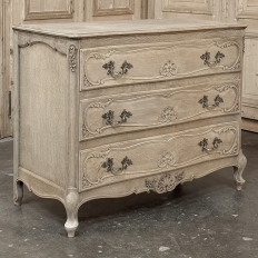 Liëgeoise Louis XV Style Stripped Oak Commode