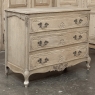 Liëgeoise Louis XV Style Stripped Oak Commode