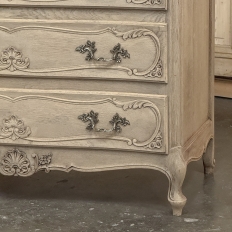 Liëgeoise Louis XV Style Stripped Oak Commode
