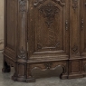 19th Century Belgian Liégeoise Oak Buffet with Saint-Remy Marble Top