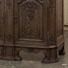 19th Century Belgian Liégeoise Oak Buffet with Saint-Remy Marble Top