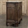 19th Century Belgian Liégeoise Oak Buffet with Saint-Remy Marble Top