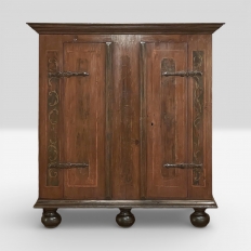 19th Century Swedish Painted Armoire