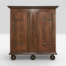 19th Century Swedish Painted Armoire