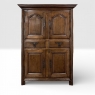 18th Century Rustic French Oak Quatre-Portes Wardrobe ~ Circa 1760s