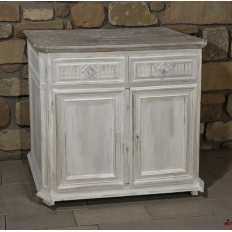 18th Century Country French Louis XVI Painted Buffet