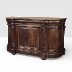 19th Century French Henry II Style Renaissance Revival Walnut Buffet