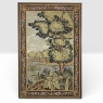 Antique Flemish Oudenaarde Style Framed Wool Tapestry Circa 1890s