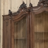 19th Century Italian Rococo Walnut Three-Door Display Bookcase ~ Armoire