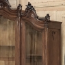 19th Century Italian Rococo Walnut Three-Door Display Bookcase ~ Armoire