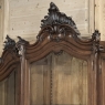 19th Century Italian Rococo Walnut Three-Door Display Bookcase ~ Armoire