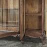 19th Century Italian Rococo Walnut Three-Door Display Bookcase ~ Armoire