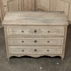 18th Century Liégeoise Louis XVI Period Stripped Commode