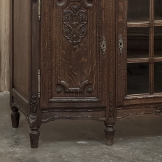 19th Century Louis XVI Liégeois Style Oak Display Buffet ~ Credenza