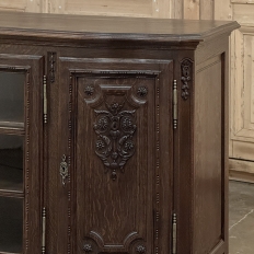 19th Century Louis XVI Liégeois Style Oak Display Buffet ~ Credenza