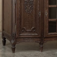 19th Century Louis XIV Liégeois Style Oak Display Buffet ~ Credenza