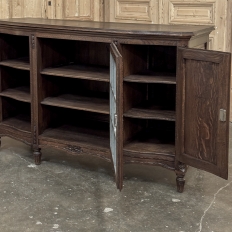 19th Century Louis XIV Liégeois Style Oak Display Buffet ~ Credenza