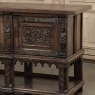 Grand French Gothic Revival Oak Raised Buffet ~ Credenza