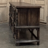 Grand French Gothic Revival Oak Raised Buffet ~ Credenza