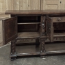Grand French Gothic Revival Oak Raised Buffet ~ Credenza