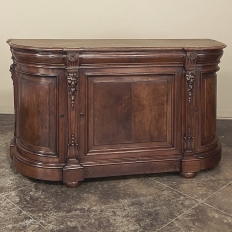 19th Century French Henry II Style Renaissance Revival Walnut Buffet