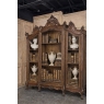 19th Century Italian Rococo Walnut Three-Door Display Bookcase ~ Armoire