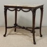 19th Century Belgian Louis XVI Transitional Walnut Marble-Top Table