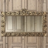 Grand Mid-Century Italian Baroque Pierced Giltwood Mirror