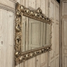 Grand Mid-Century Italian Baroque Pierced Giltwood Mirror