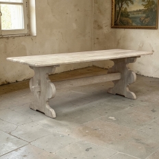 Rustic Country French Solid Stripped Oak Dining Table